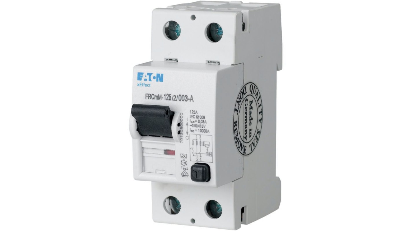 RCCB Eaton xEffect - FRCmM-125 Type A, 2P, 125A, sensibilità 300mA