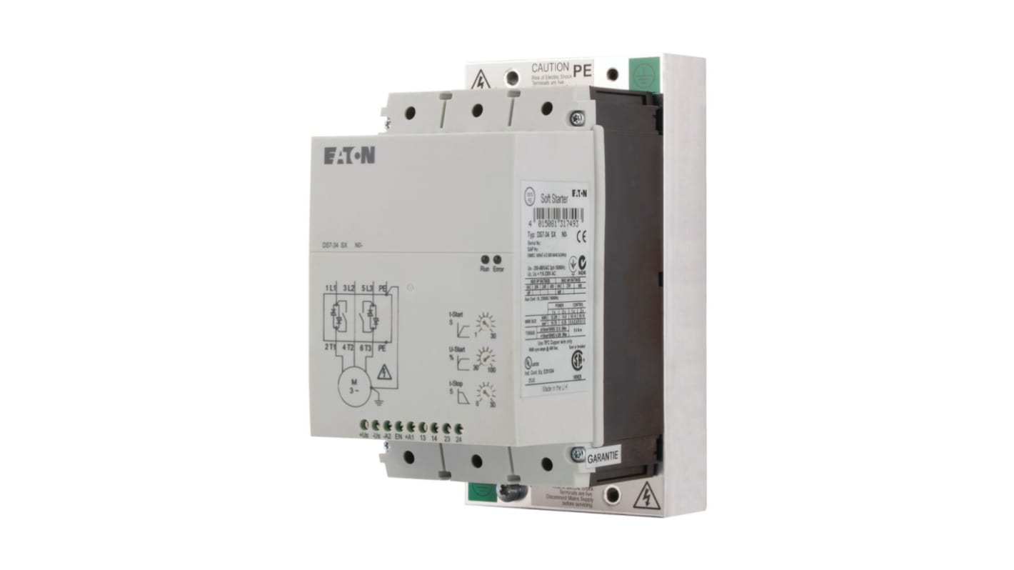 Eaton Eaton DS7 Soft Starter, 60 hp, 480 VAC, 3 Phase, IP20