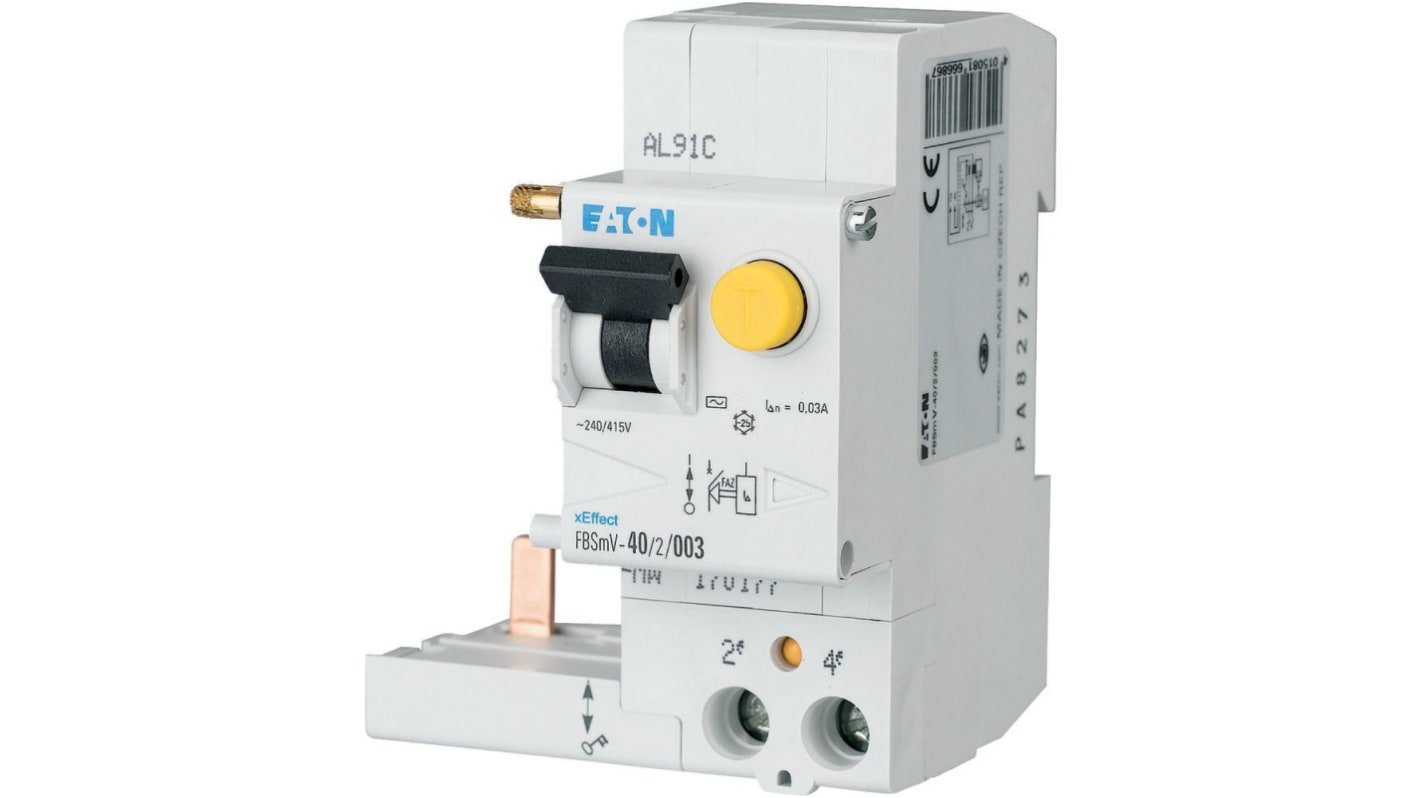 RCCB Eaton xEffect - FBSmV, 2P, 40A, sensibilità 30mA, Modello G