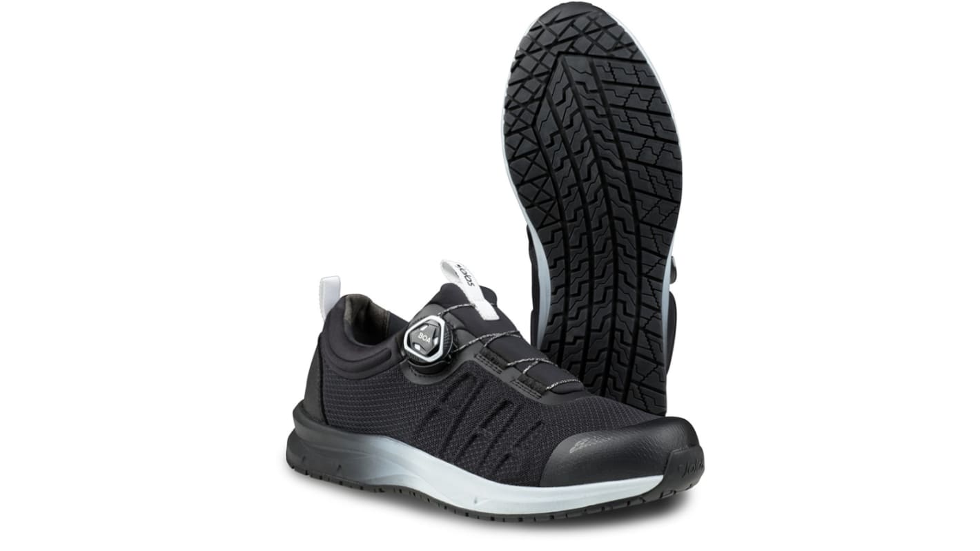 Jalas 5382 Unisex Black, White Safety Shoes, UK 3, EU 36