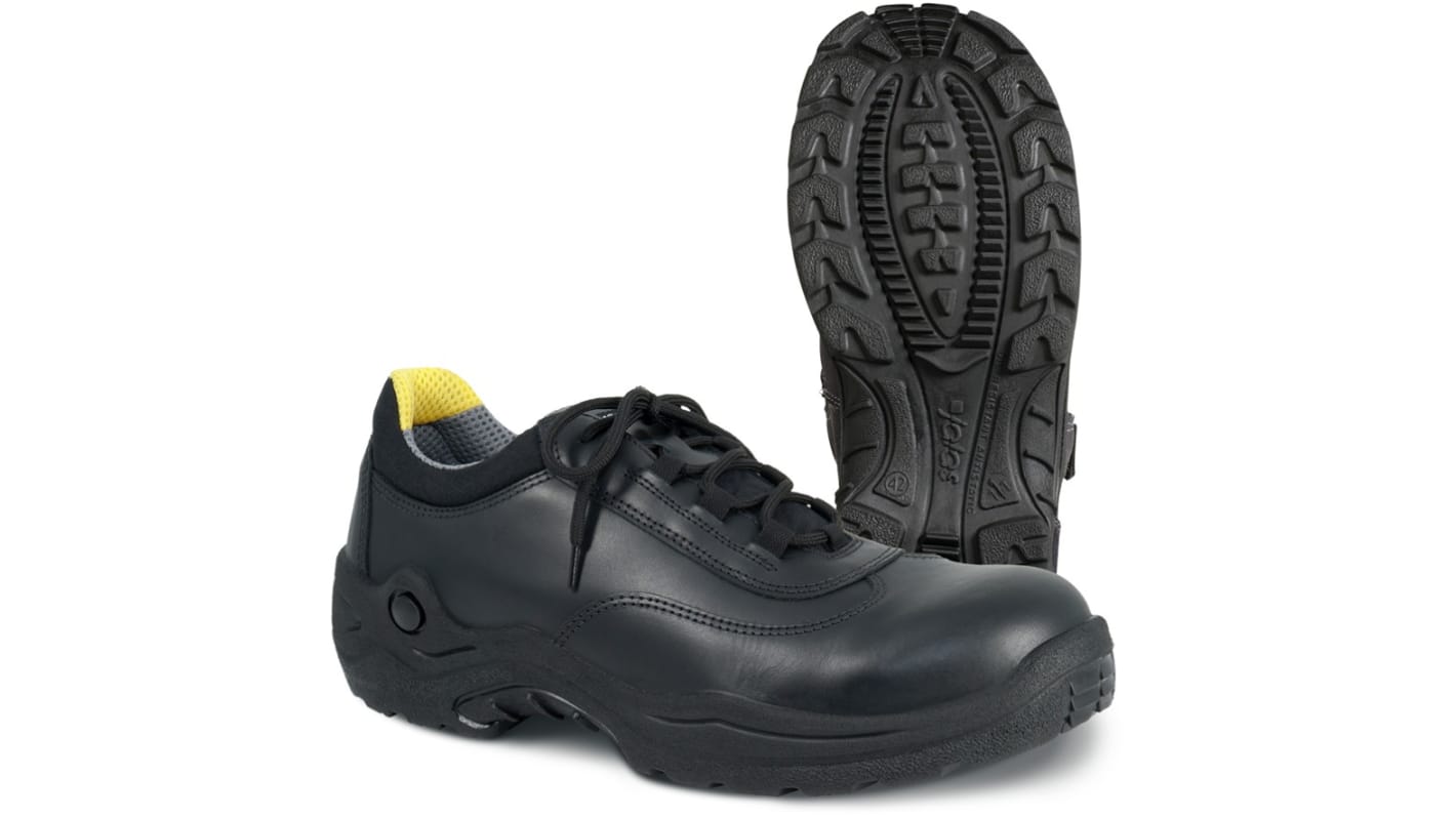 Jalas 6428 Unisex Black Composite Toe Capped Safety Shoes, UK 6.5, EU 40