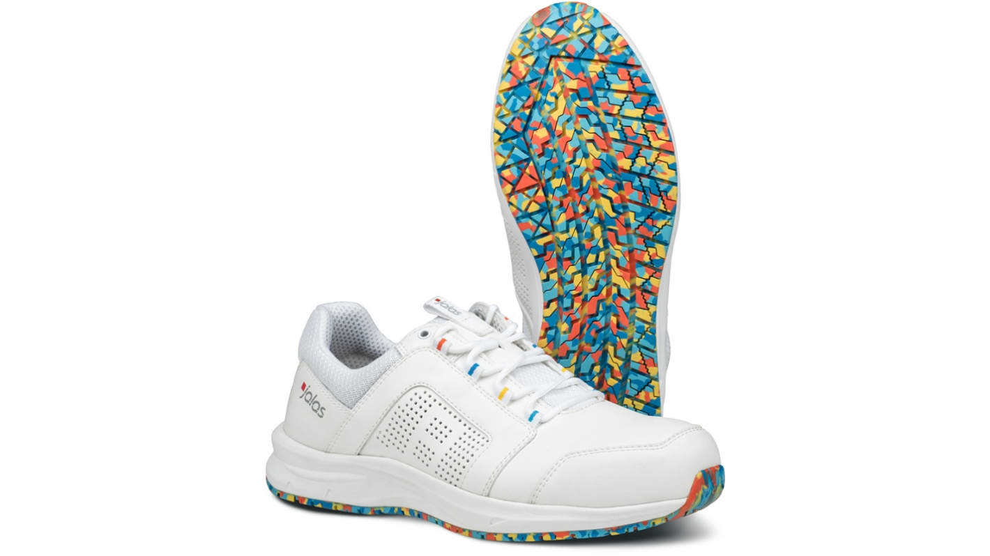 Jalas 5608 Unisex Sicherheitsschuhe Weiß, mit Zehen-Schutzkappe Stahl, Größe 40 / UK 6,5