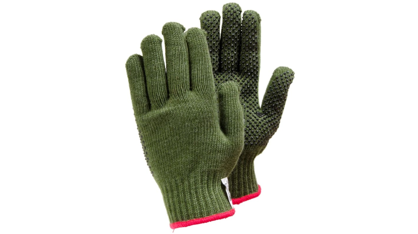 Tegera TEGERA Green Acrylic, Spandex Cold Resistant Work Gloves, Size 10, PVC Coating