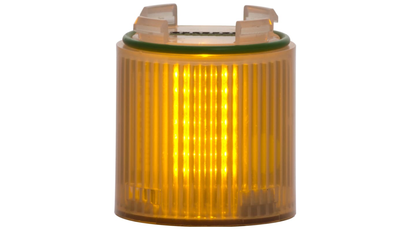 RS PRO Amber Steady Effect LED Beacon, 24 V ac/dc, IP65