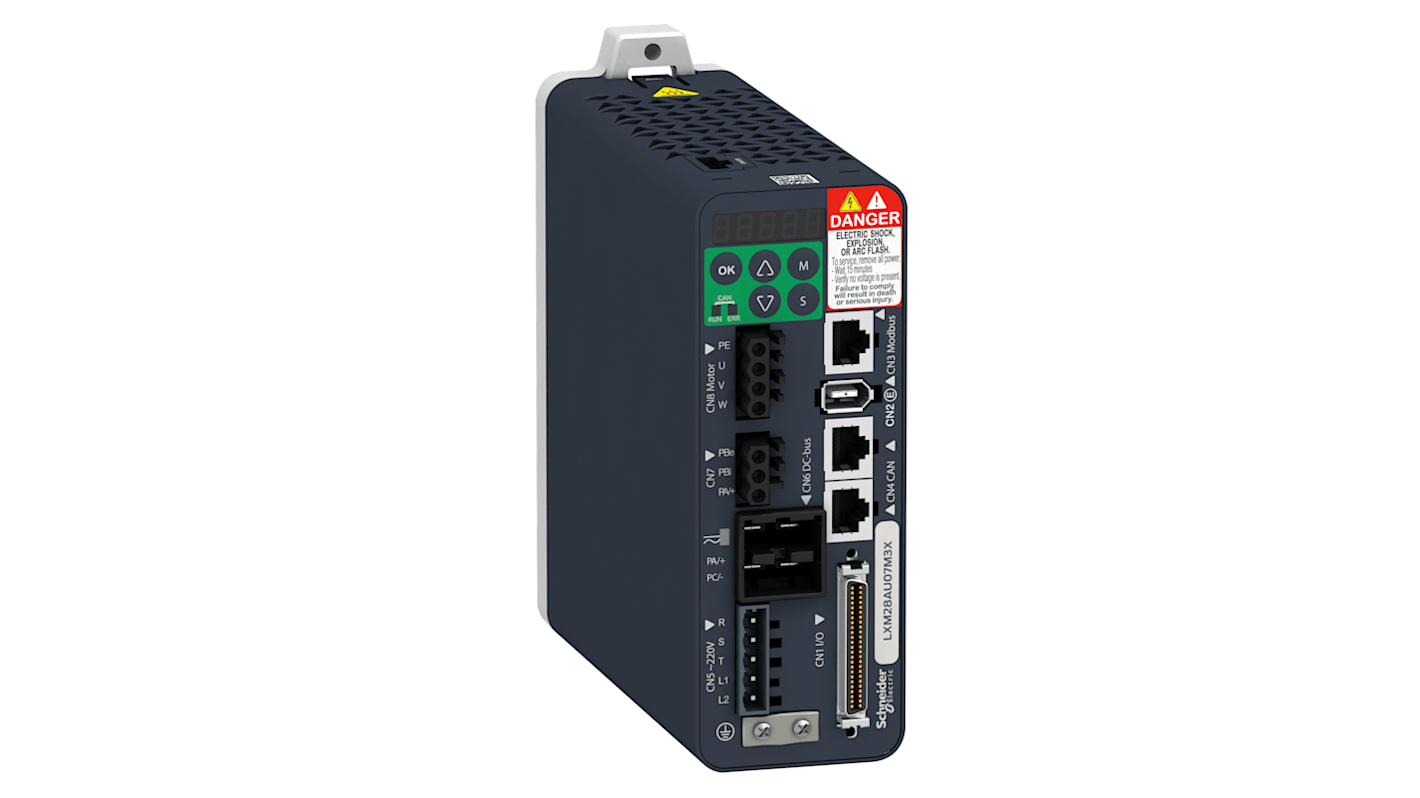 Schneider Electric 50 W Servo Drive, 200 → 240 V, 1, 3 Phase, 2 A, Motion Function, 230 V