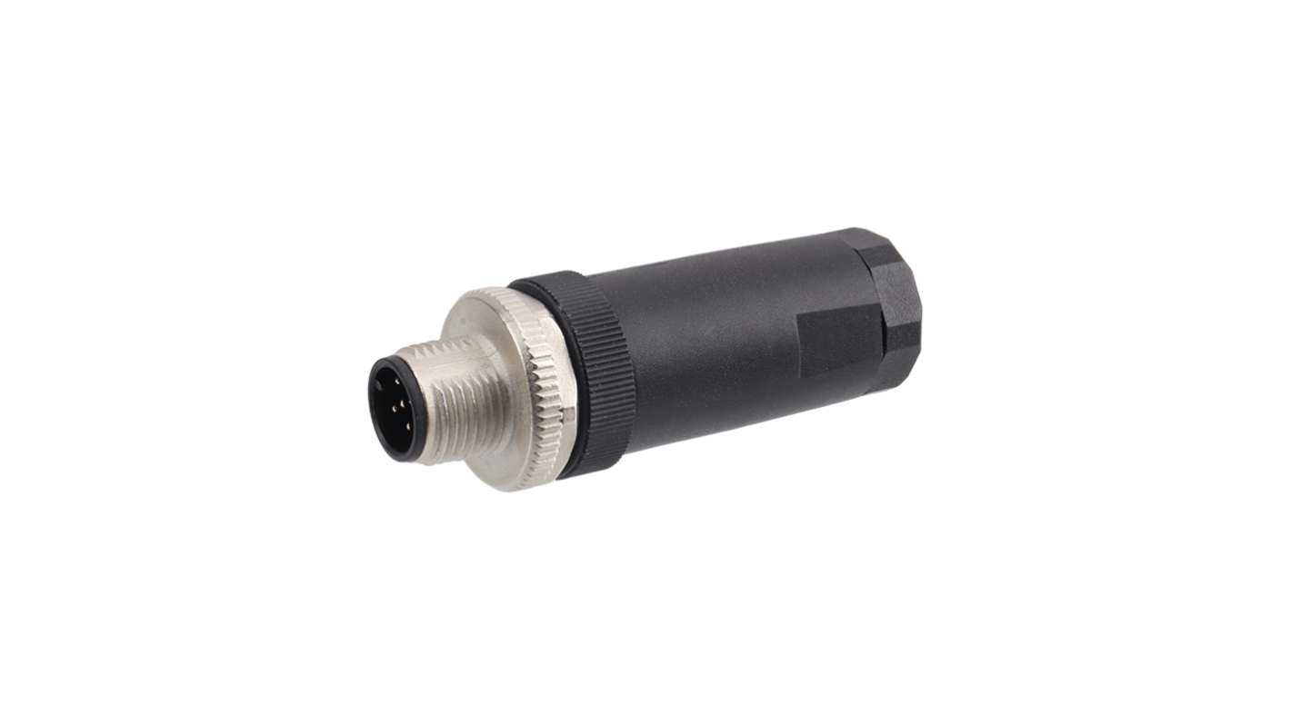 Connettori circolari industriali RS PRO, maschio, M12, 5 poli, Cavo