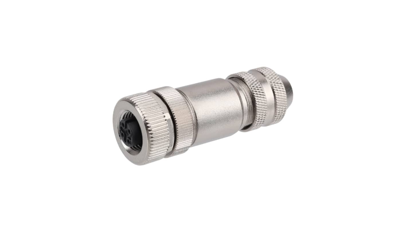RS PRO Industrial Circular Connectors, 5 Contacts, Cable, M12 Connector, Plug, Female, IP67