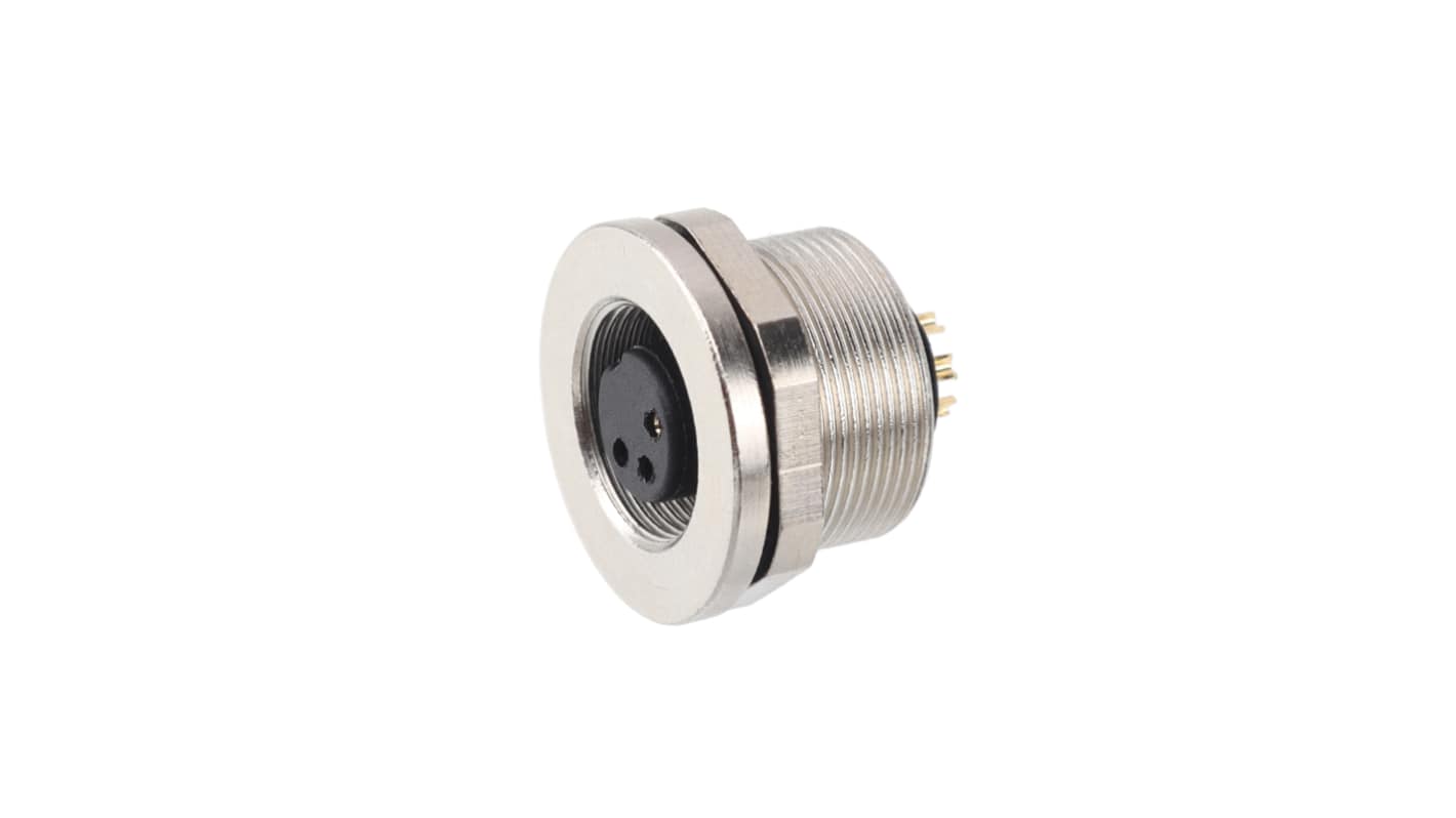 RS PRO Industrial Circular Connectors, 3 Contacts, Panel Mount, M9 Connector, Socket, Female, IP67