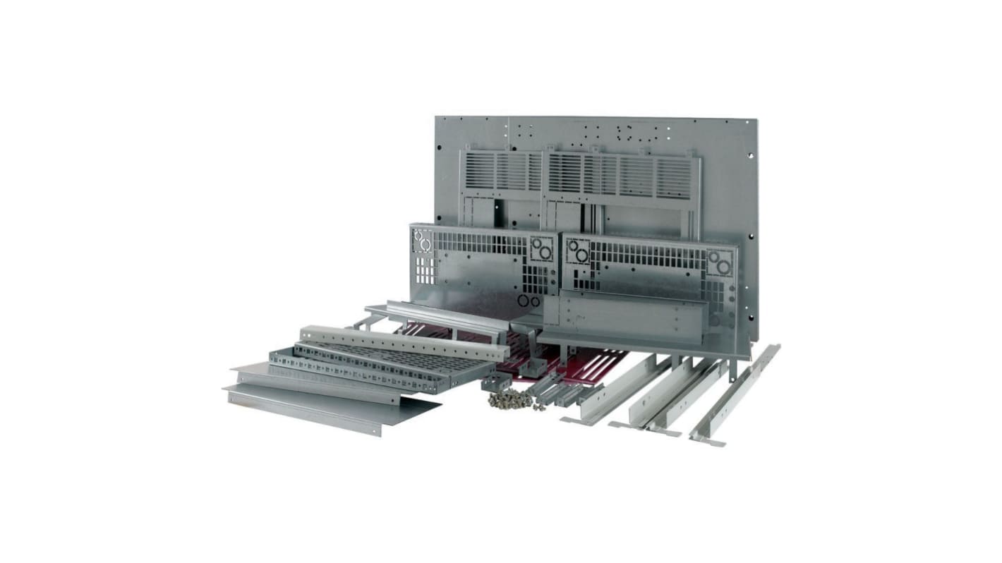 Eaton Grey Metal Faceplate & Mounting Plate