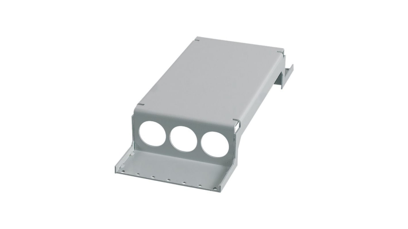 Eaton xEnergy Main Series RAL 7035 Grey Steel Top Panel, 89mm H, 507mm W, 682mm D