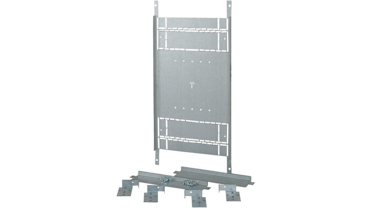 Eaton Grey Mounting Plate Galvanised Steel Faceplate & Mounting Plate