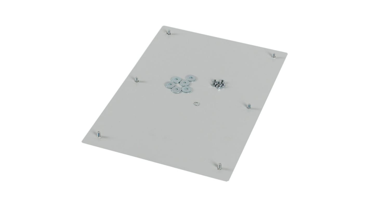 Eaton XAS Series RAL 7035 Metal Front Plate, 350mm H, 250mm W, 10mm L