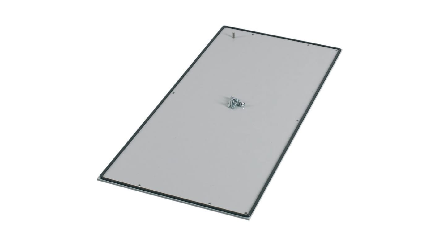 Eaton Grey Floor Plate Aluminium Faceplate & Mounting Plate