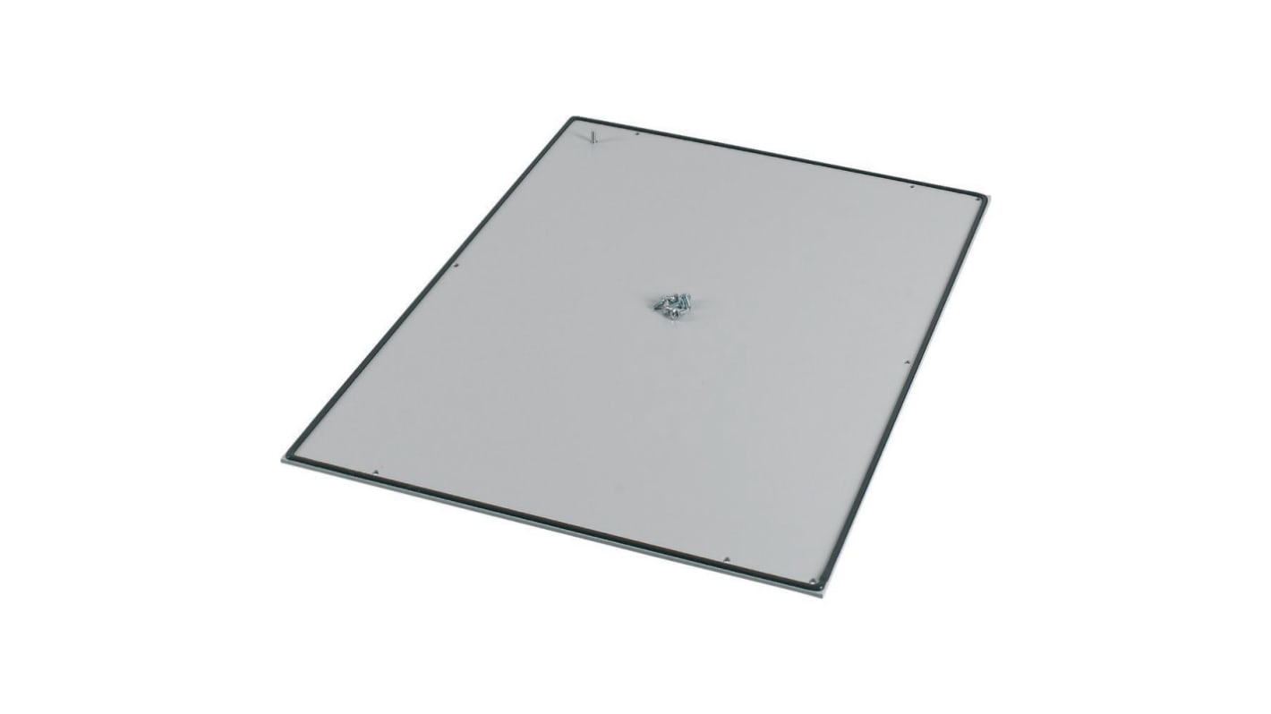 Eaton Grey Floor Plate Aluminium Faceplate & Mounting Plate
