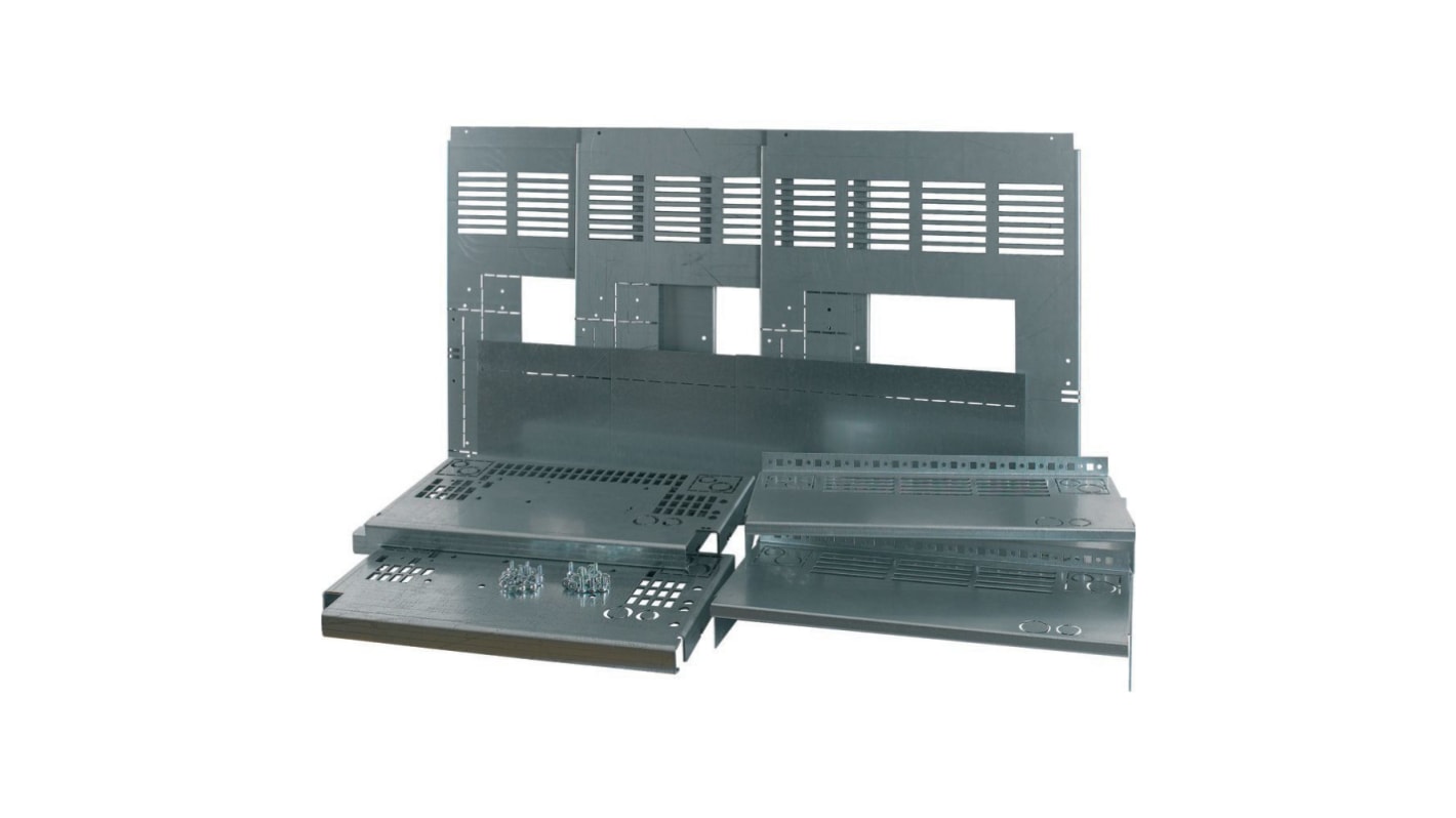 Eaton Dark Grey Metal Faceplate & Mounting Plate