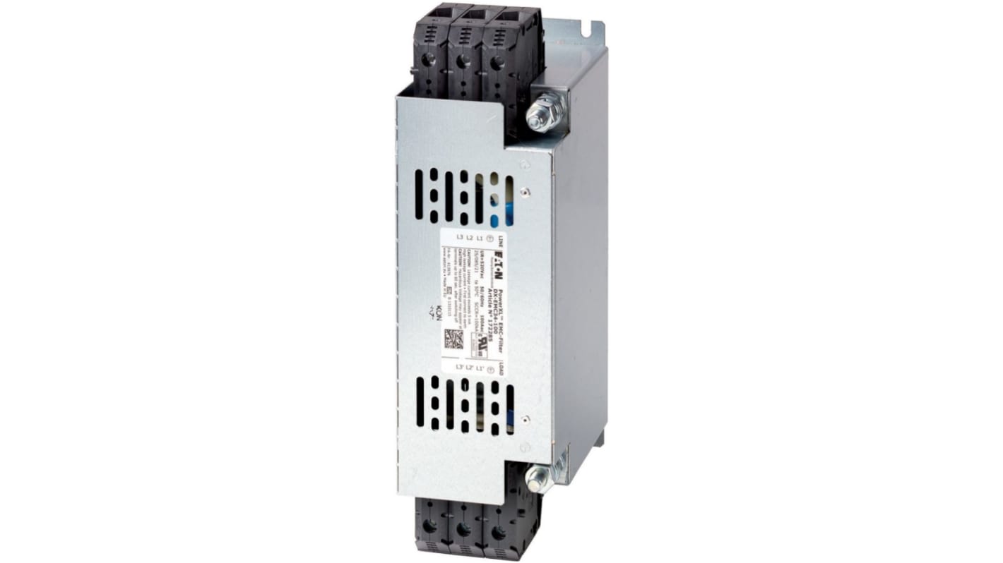 Filtr RFI 180A 3-fazowy 520 V Eaton Montaż na kołku