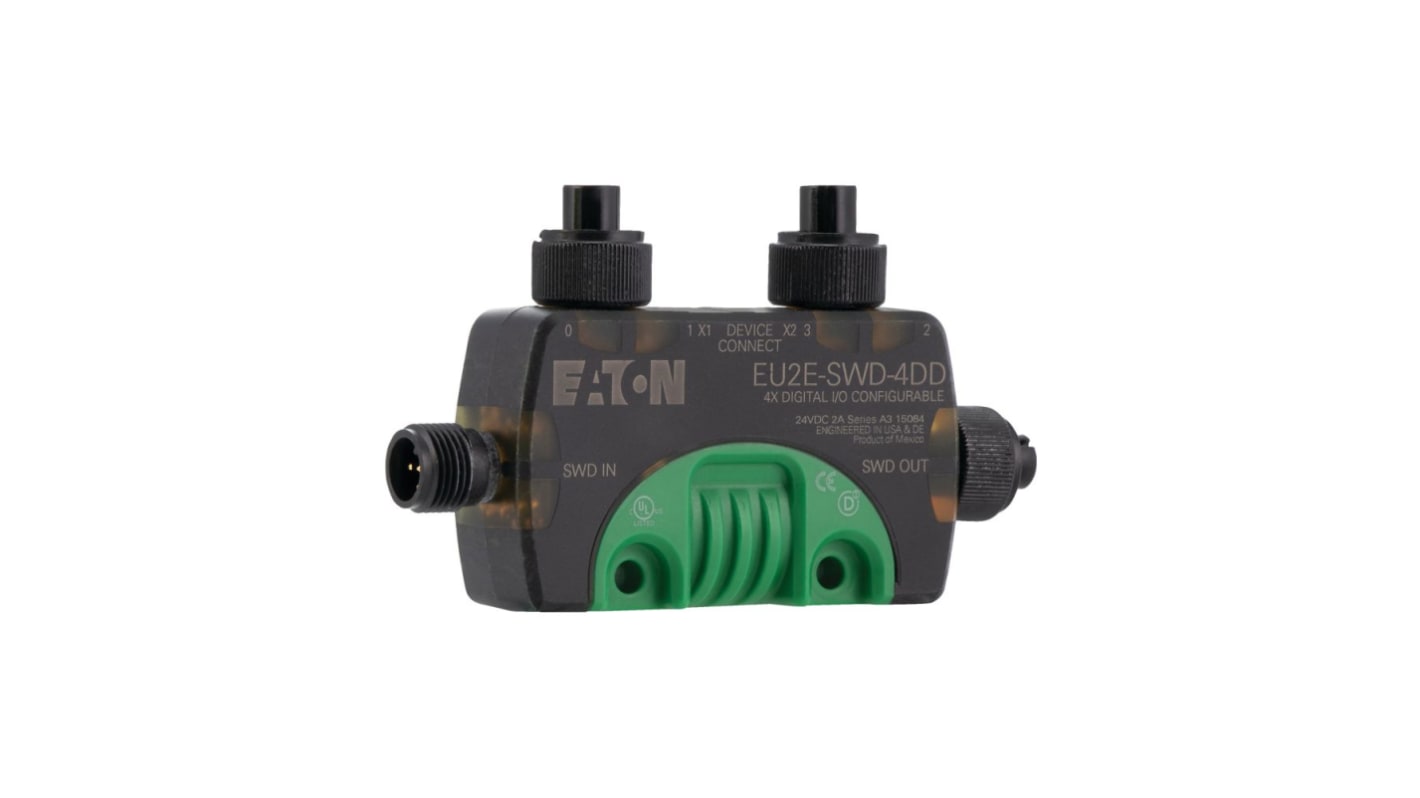 Eaton EU2E-SWD Series Input/Output Module, 4 Inputs, 4 Outputs, 0 → 28.8 V dc