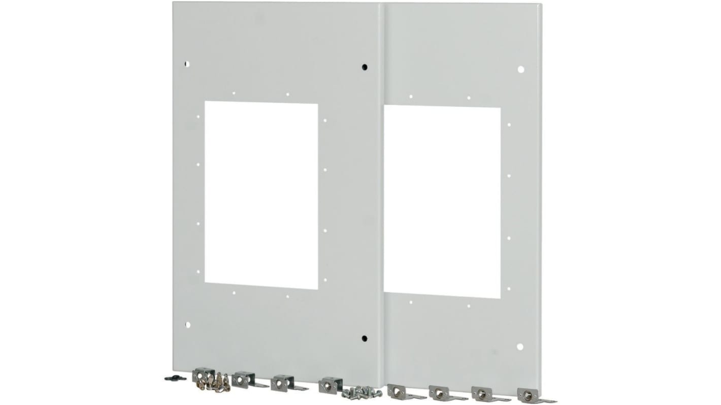 Eaton xEnergy Series RAL 7035 Metal Front Plate, 640mm H, 390mm W, 60mm L for Use with Enclosure