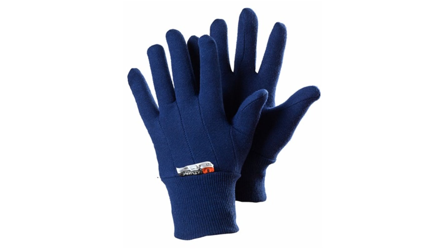 Tegera TEGERA Blue Cotton, Jersey Dry Environment Work Gloves, Size 8