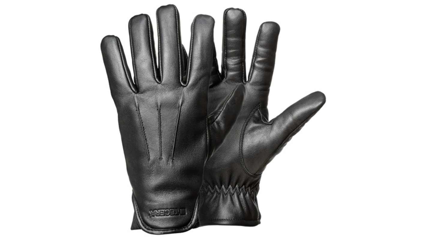 Tegera TEGERA Black Leather Cold Resistant Work Gloves, Size 10