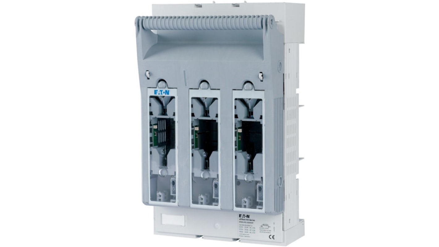 Eaton 250A Fuse Holder for NH1 Fuse, 3P, 440 V ac/dc, 690 V ac/dc
