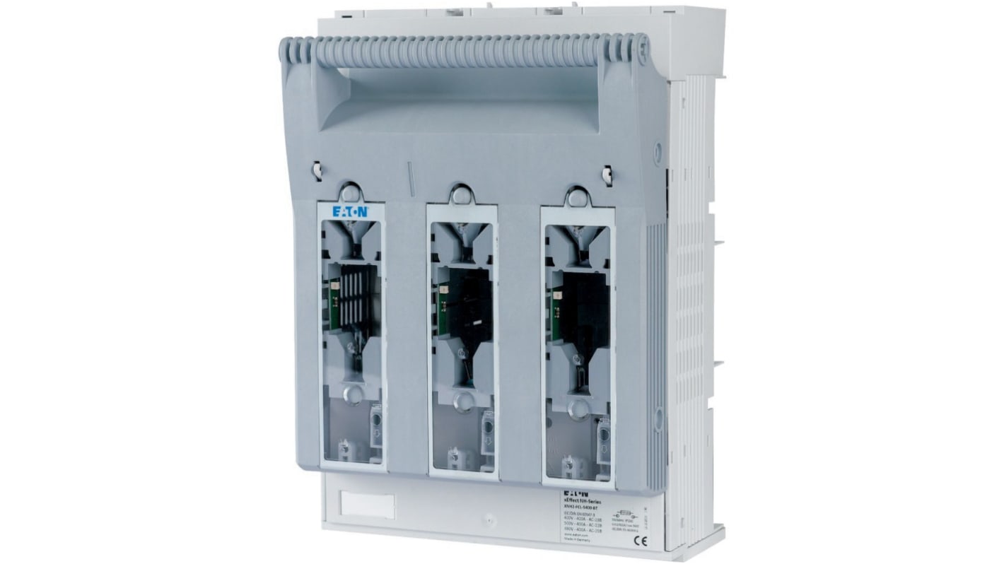 Eaton ヒューズホルダ 400A 440 V ac/dc, 690 V ac/dc バスバー取り付け