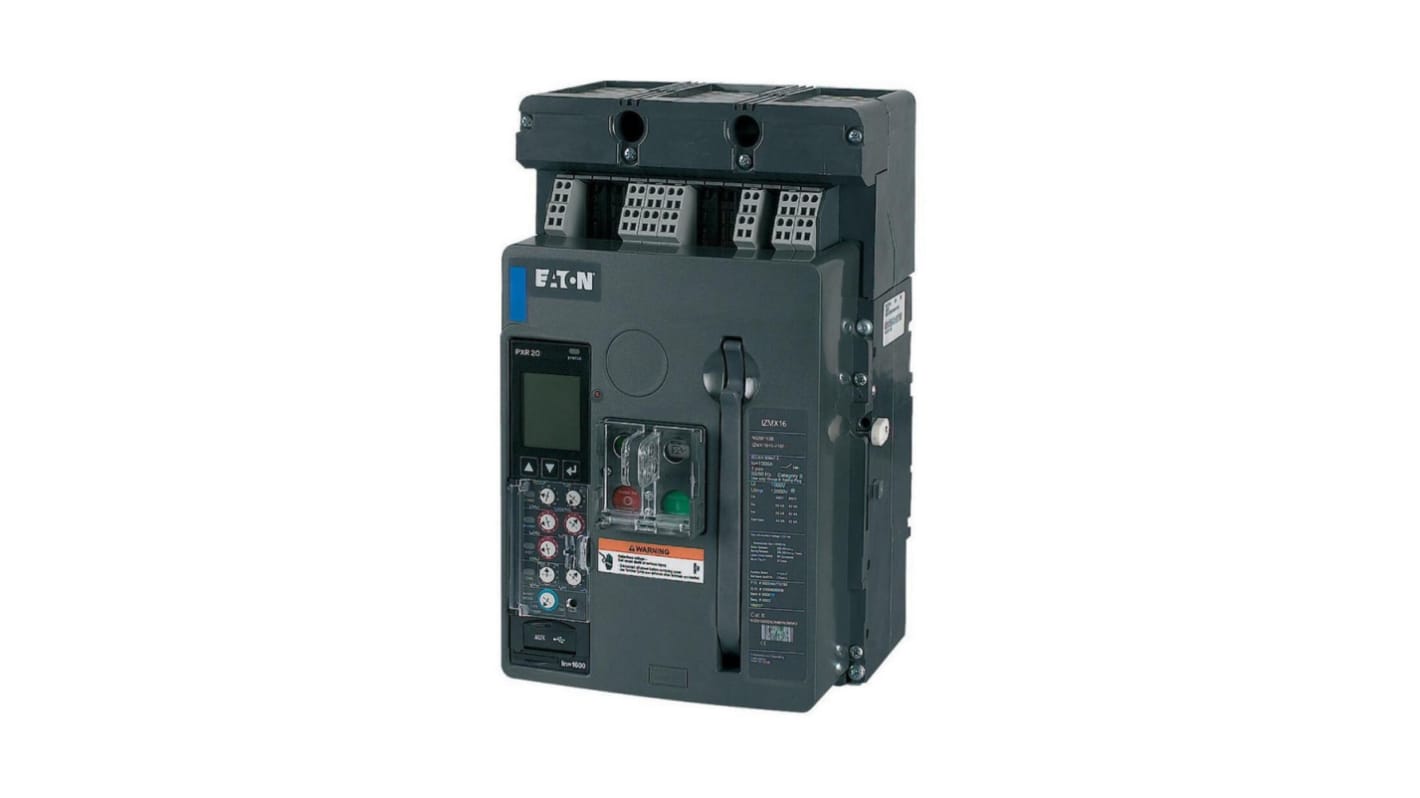 Eaton IZMX/INX Electronic Circuit Breaker 1.6kA IZMX/INX, 3 channels , Fixed