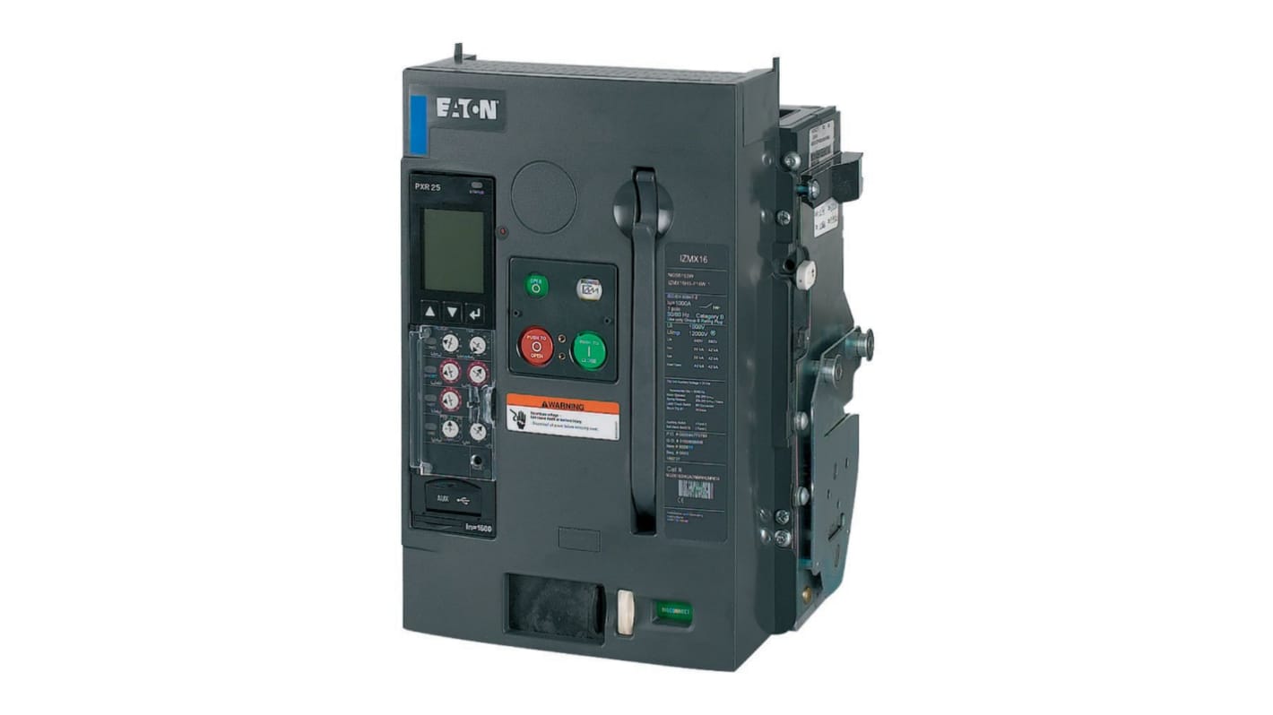 Eaton IZMX/INX Electronic Circuit Breaker 1.6kA IZMX/INX, 3 channels , Fixed