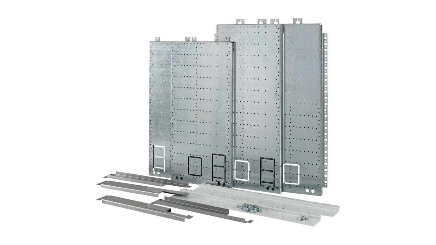 Eaton Grey Metal Faceplate & Mounting Plate