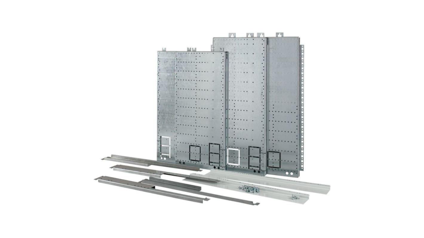 Eaton Grey Metal Faceplate & Mounting Plate