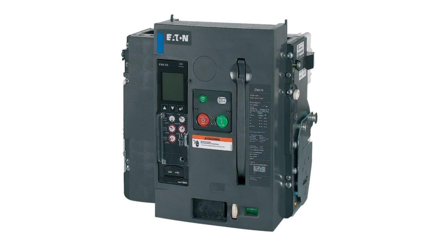 Eaton IZMX16H4-P16W-1 Electronic Circuit Breaker 1.6kA , DIN Rail