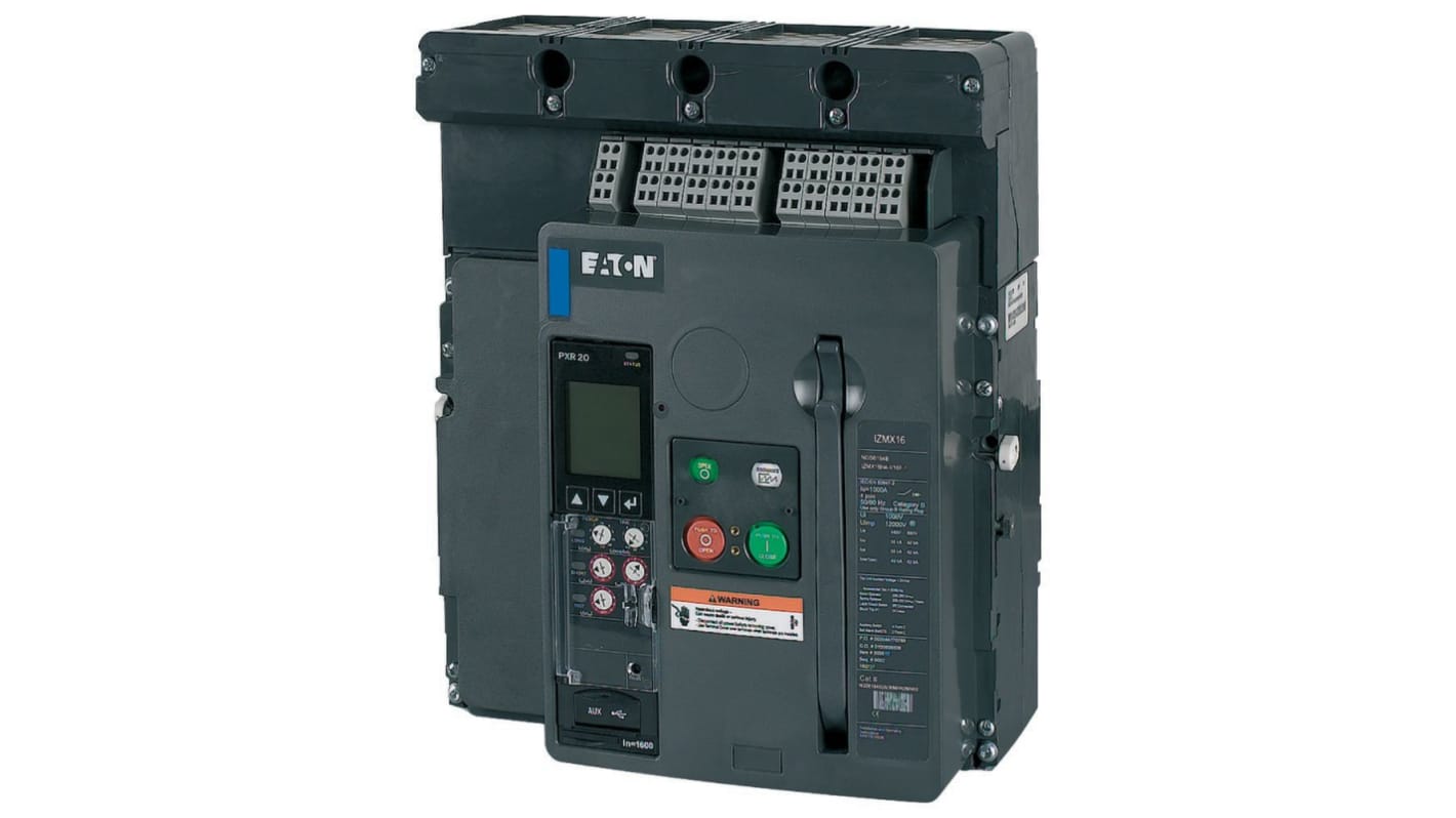 Eaton IZMX/INX Electronic Circuit Breaker 1.6kA IZMX/INX, 4 channels , Fixed