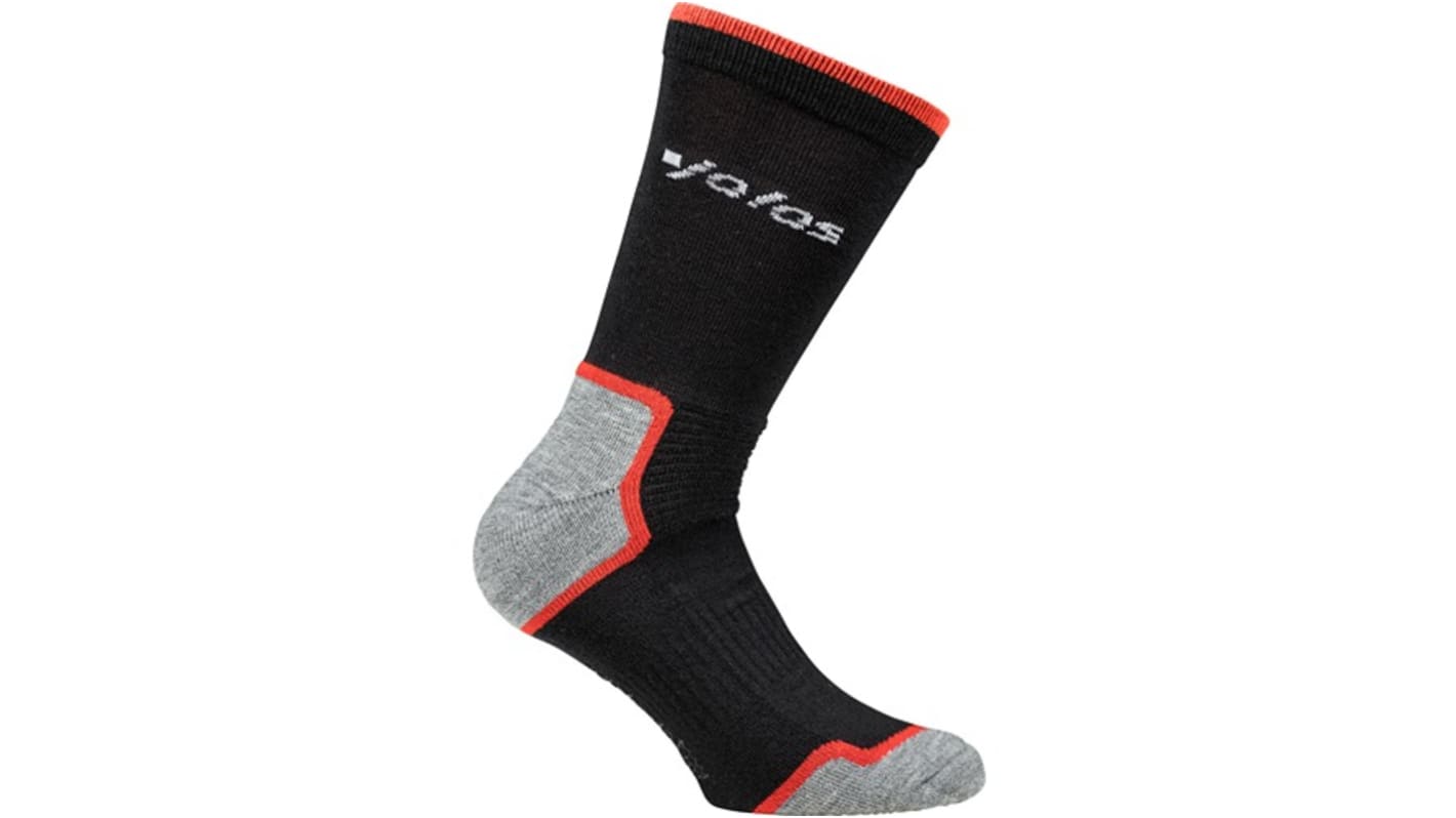 Chaussettes Jalas 36 → 38, Noir, Rouge