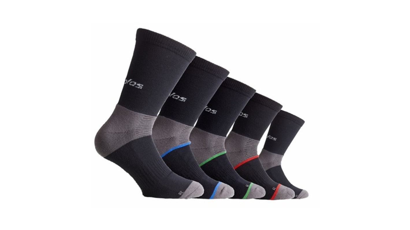 Jalas Black, Grey Socks, size 44 → 45 10 → 10.5