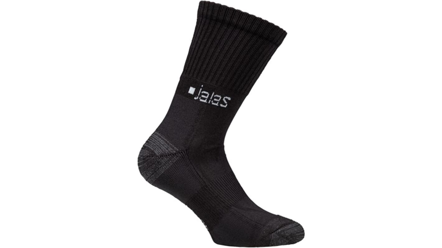 Jalas Black, Grey Socks, size 39 → 41 6 → 7