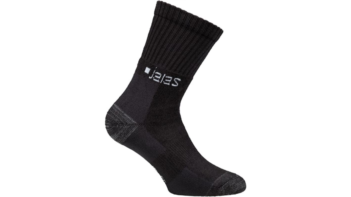 Jalas Black, Grey Socks, size 39 → 41 6 → 7