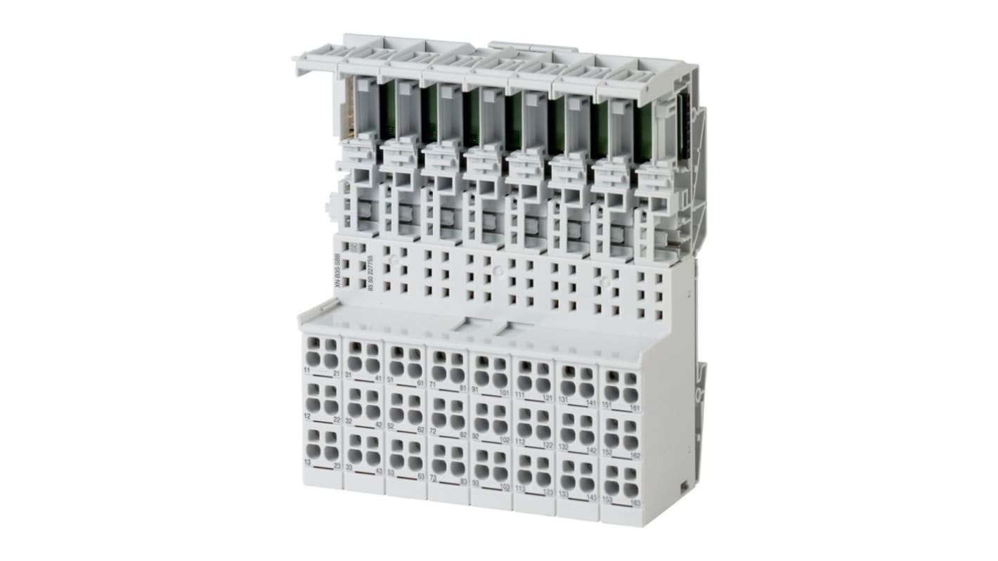 Eaton, Eaton XN, Vertical, Pluggable Terminal Block, Plug, Rail Mount, Spring Loaded/Screw Terminal Termination
