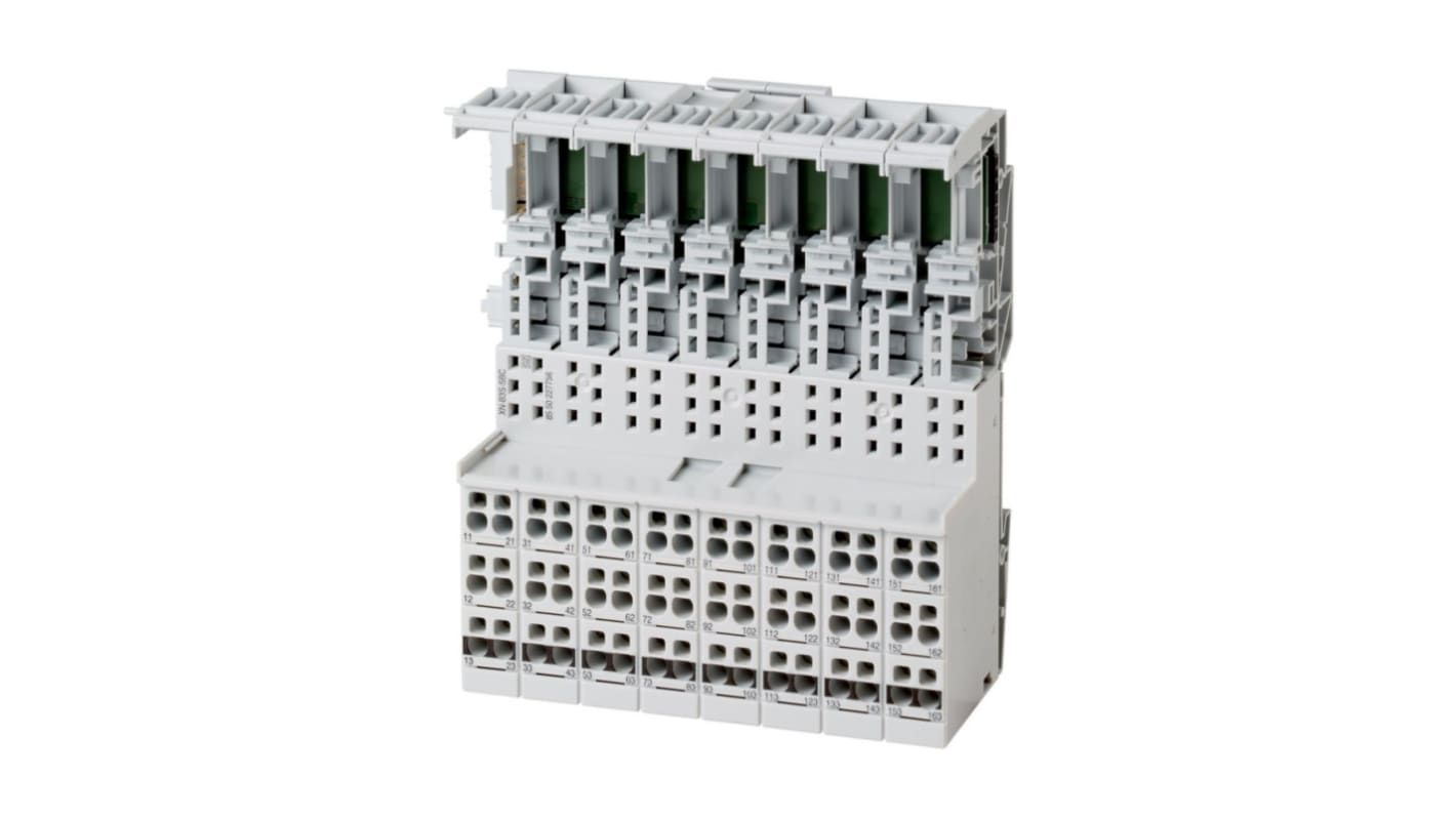Eaton, Eaton XN, Vertical, Pluggable Terminal Block, Plug, Rail Mount, Spring Loaded/Screw Terminal Termination