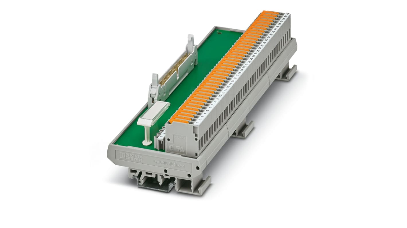 Phoenix Contact FLKM Series 2-Contact Female Interface Module, FLK, IDC Connector, DIN Rail Mount, 1A