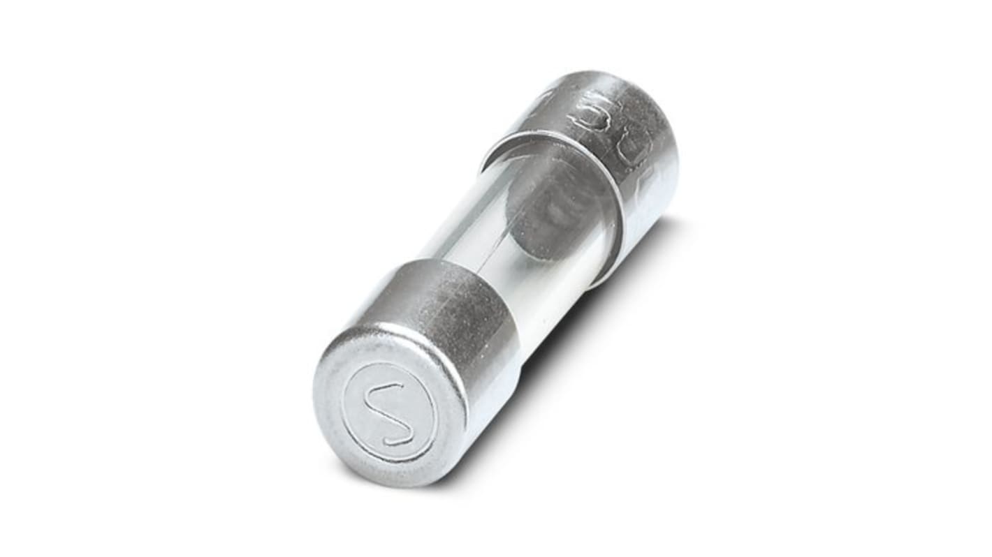 Phoenix Contact 630mA Finsikring, Reaktionshastighed: T, 250V, 5 x 20mm