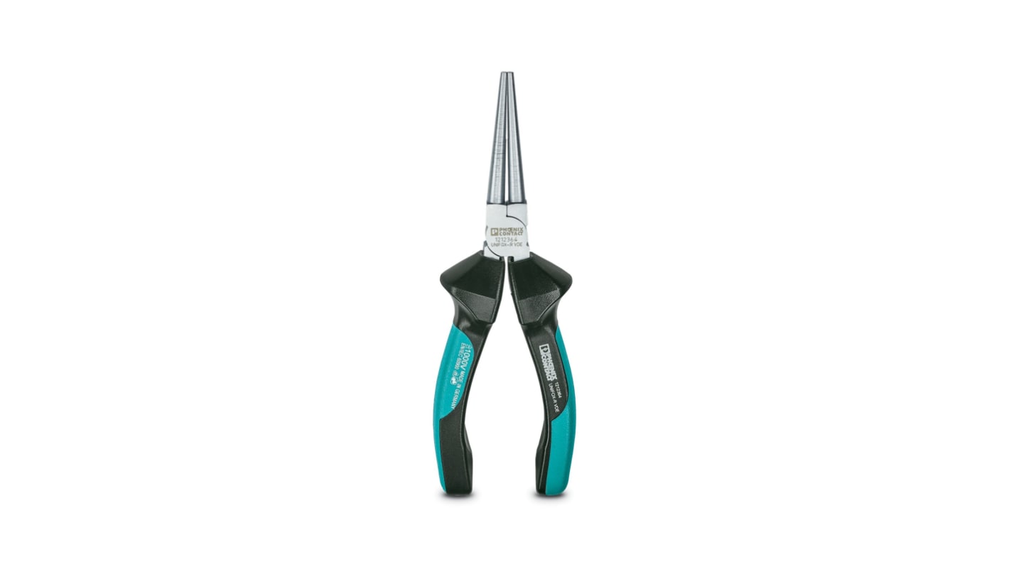 Phoenix Contact 1212364 Round Nose Pliers, 160 mm Overall, VDE/1000V