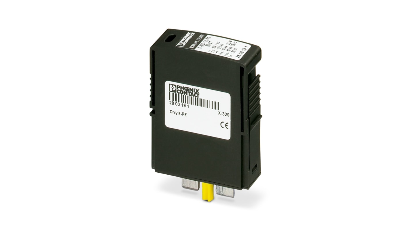 Phoenix Contact, F-MS Surge Protection Plug 264 V AC Maximum Voltage Rating