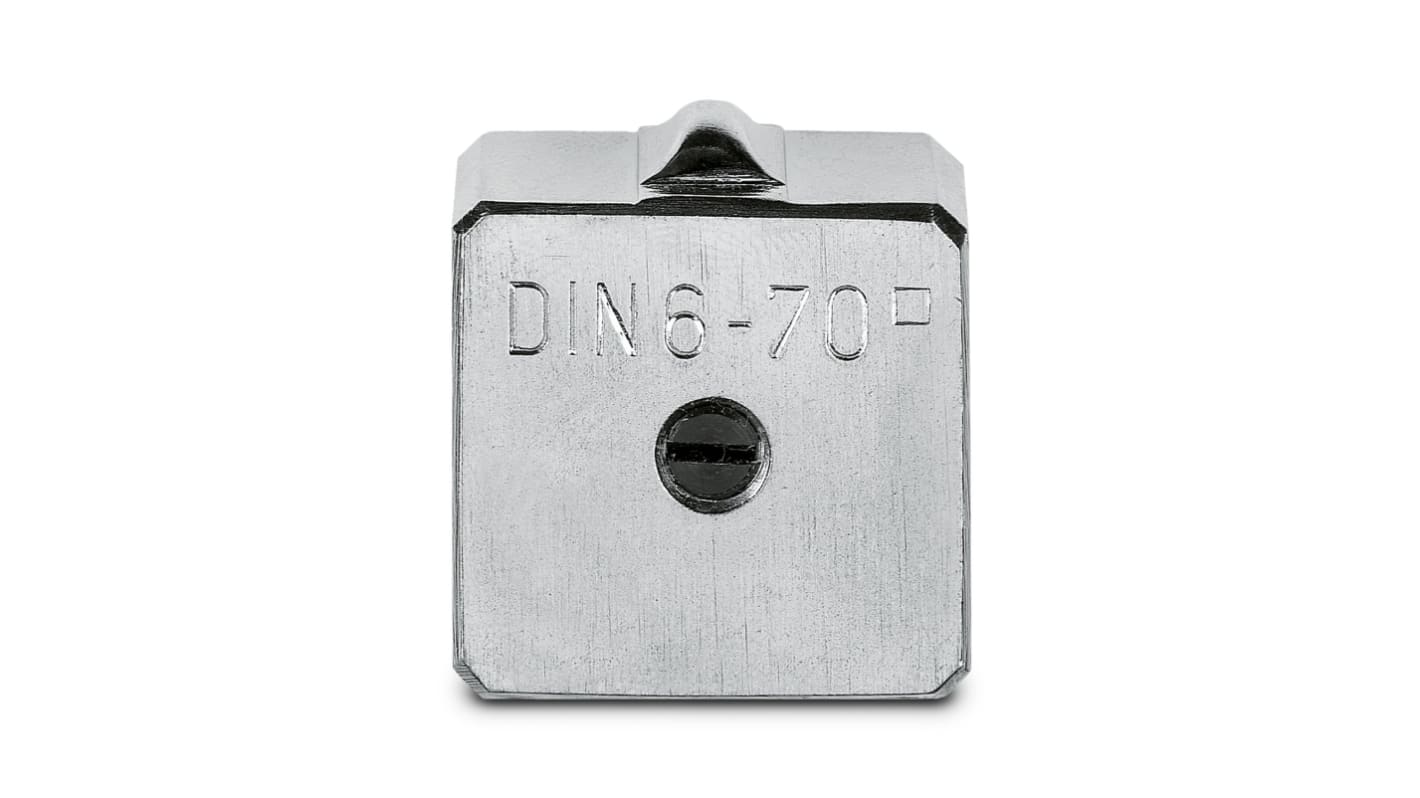 Phoenix Contact, CRIMPFOX-C Crimp Die, Cable Lug, Wire size 6 → 70mm², Coaxial Type Cable Lug