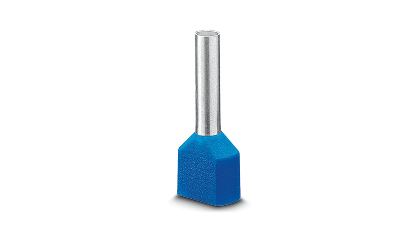 Capicorda Phoenix Contact, Isolato, Blu, lunghezza pin 16mm