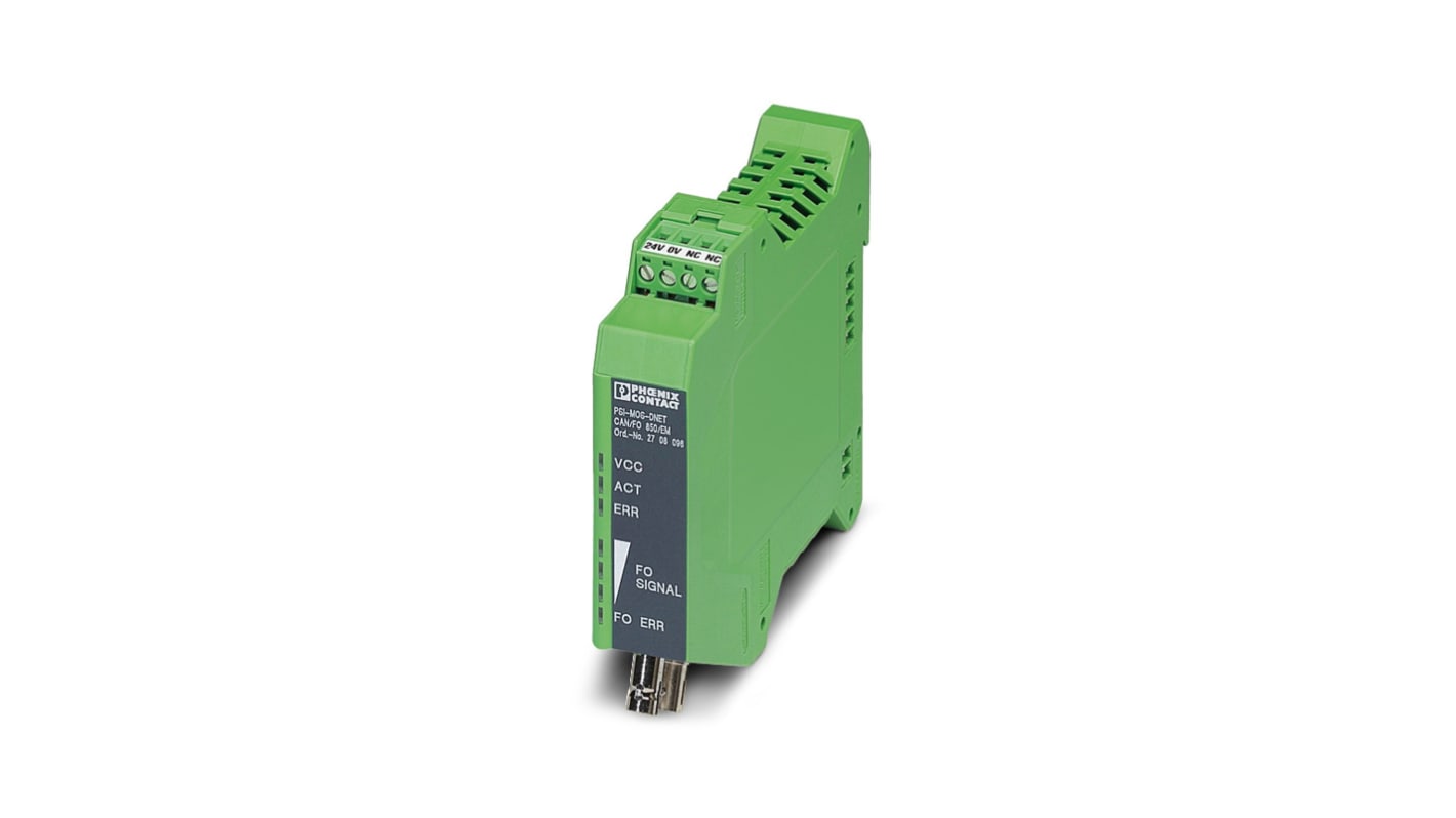 Phoenix Contact PSI Series Fibre Optic Converter, 24V dc Supply, ATEX
