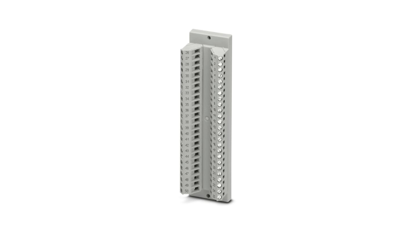 Phoenix Contact VARIOFACE Series 50-Contact Female Interface Module, D-sub Connector, Rear Mount, 2.5A