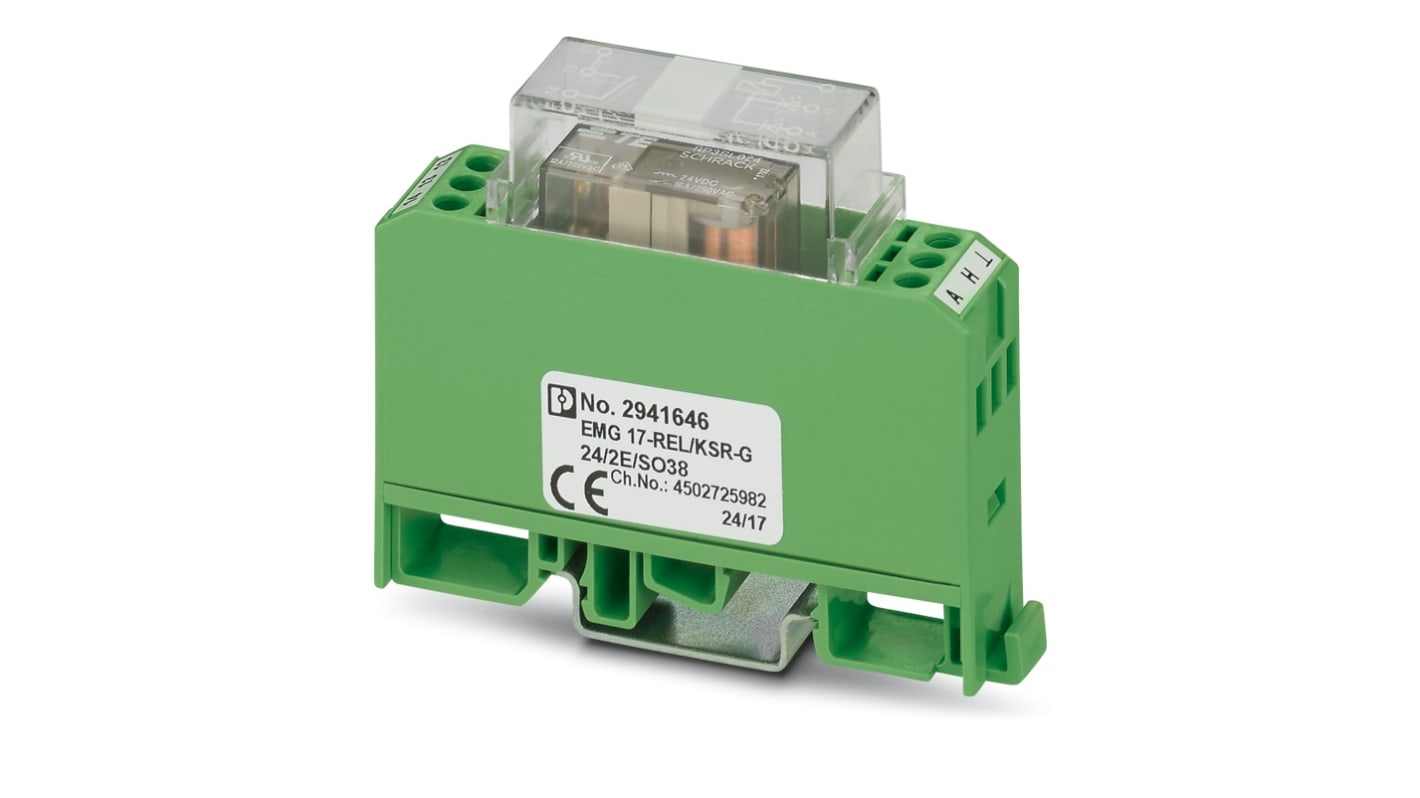 Phoenix Contact EMG Series Solid State Relay, 10 A Load, DIN Rail Mount