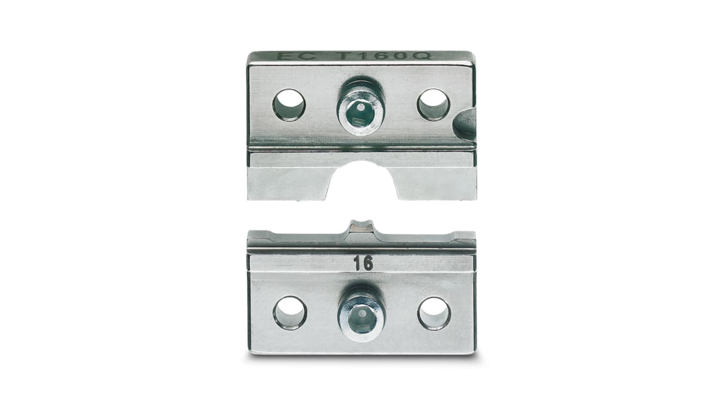 Phoenix Contact, CF 500 Crimp Die, Uninsulated Terminals, Wire size 16mm², Coaxial Type Uninsulated