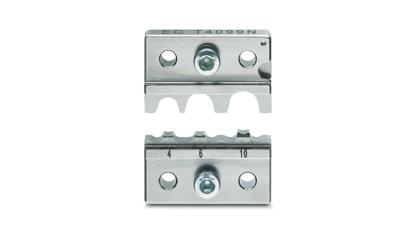 Phoenix Contact, CF 500 Crimp Die, Tubular Cable Lug, Wire size 4 → 10mm², Coaxial Type Cable Lug