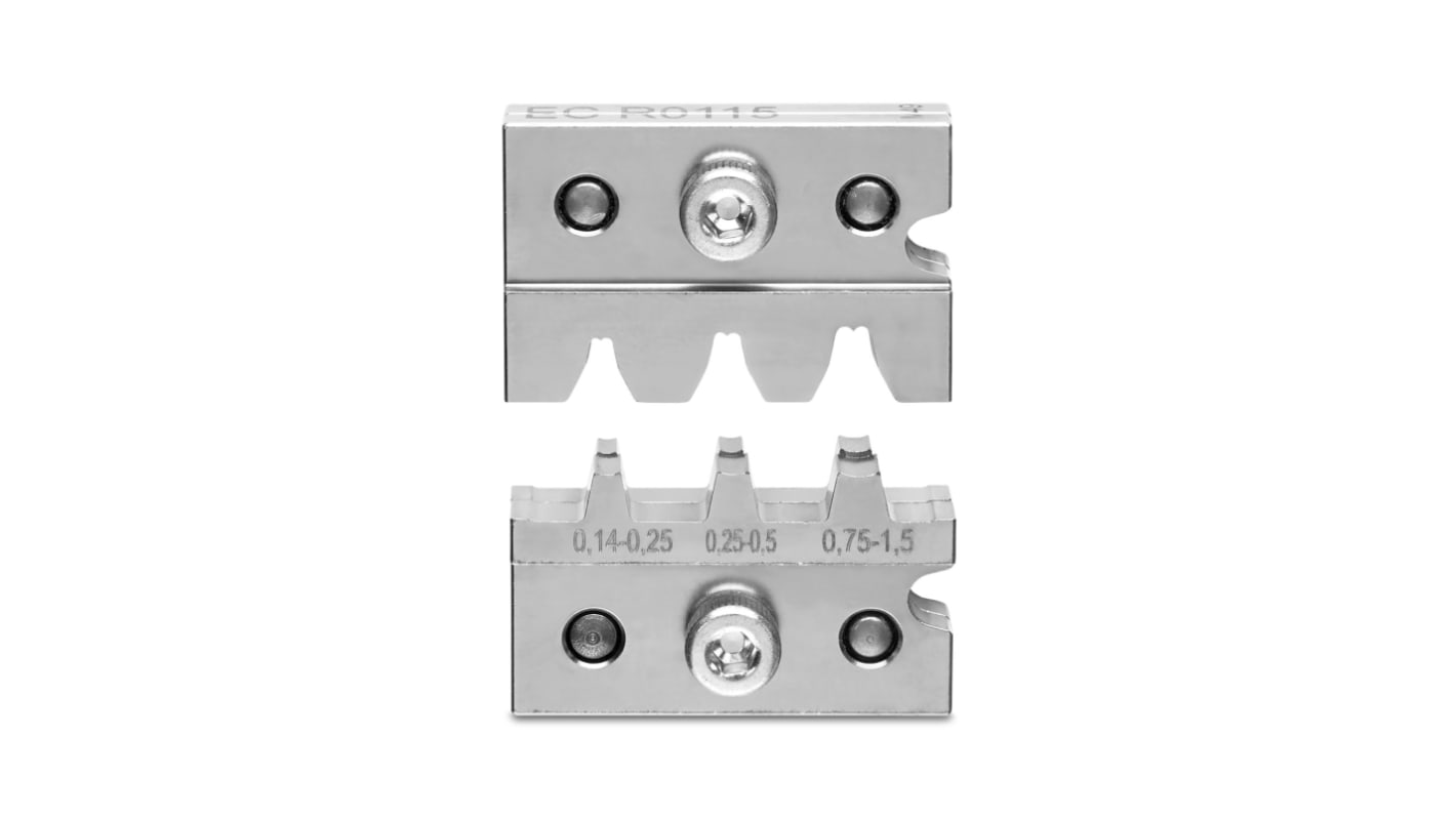 Phoenix Contact, CF 500 Crimp Die, Sleeve Connectors, Wire size 0.1 → 1.5mm²